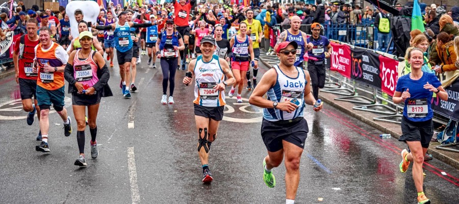 The Vegan Society's 2023 London Marathon runner, Matthew Fordham